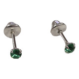 Brincos Zirconia Bebe Tarracha