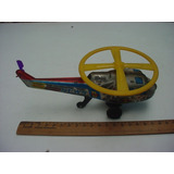 Brinquedo Antigo Helicoptero Lata