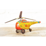 Brinquedo Antigo Helicoptero Taxi