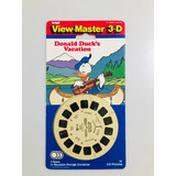 Brinquedo Antigo Importado Discos View Master 3d Pato Donald