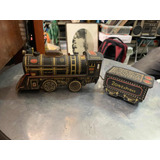 Brinquedo Antigo Locomotiva Lata