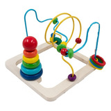 Brinquedo Aramado Torre Rainbow Pirâmide Didático Montessori