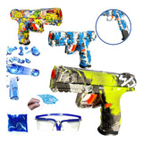 Lançador de Dardos Pistola Arminha Shoot Infantil Tipo Nerf 120 Dardos Mira  e Luz Importway BW142 - BEST SALE SHOP