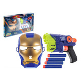 Brinquedo Arma Nerf Dardos Com Máscara  Protetor Das Galáxia