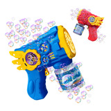 Brinquedo Arminha Bolha Sabão Pistola Automática C Luz