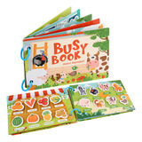 Brinquedo Baby Busy Book Meu Primeiro Livro Silencioso Kids