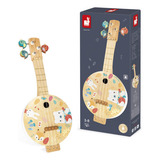 Brinquedo Banjo Infantil Instrumento Musical Janod