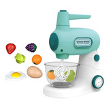 Brinquedo Batedeira C Comidinhas Luz E Som Happy Kitchen