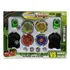 Brinquedo Bley Blade 4 Piões De Metal Lançador + Acessórios