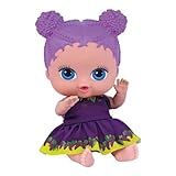 Brinquedo Boneca Coleção Frutinhas Uva Com Cheirinho De Frutas 19cm Plástico Vinil Roxo Cotiplas - 2510