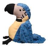 Brinquedo Cachorro Arara Azul