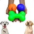 Brinquedo Cachorro Osso Bola Cães Médios Porta Ração Kit 3un