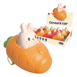 Brinquedo Carrinho De Fricção Cenoura Car Laranja Fenix 