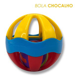 Brinquedo Chocalho Bolinha Colorida Para Bebê   Jp Brink