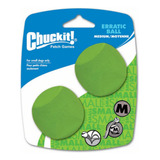 Brinquedo Chuckit Erratic Ball Pack 2 Uni Para Cães Médio 