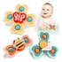 Brinquedo Com Ventosa Para Bebês Gruda No Vidro Kitt 3 Peças