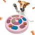 Brinquedo Comedouro Interativo Cães Gatos Esconde Petisco Cor Rosa Redondo