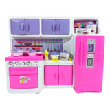 Brinquedo Cozinha Infantil Rosa