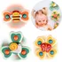Brinquedo De Banho Giroscópio Montessori Com Ventosa 