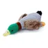 Brinquedo De Pelúcia Pet Interativo Patinho Antiestresse Cor Cinza