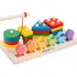 Brinquedo Educativo Pedagógico De Encaixe Madeira Pega Peixe Montessori Atacarejo Kids