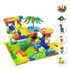Brinquedo Educativo Pista Com Dino - Bloco De Montar Leg