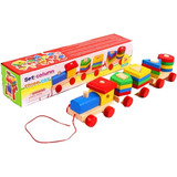 Brinquedo Educativo Trem Pedagogico