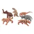 Brinquedo Em Miniatura De Modelo 6 Animais Pré históricos