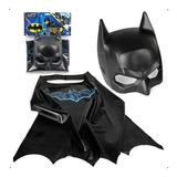 Brinquedo Fantasia Infantil Do Batman Com Máscara E Capa