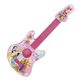 Brinquedo Guitarra Infantil Musical À Corda Disney Princesas