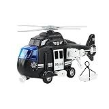Brinquedo Helicóptero Resgate Polícia Ou Bombeiro C/ Luz E Som (polícia)