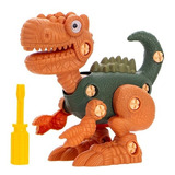 Brinquedo Infantil De Dinossauro Monta E Desmonta Art Brink
