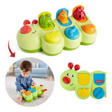 Brinquedo Infantil Lagarta Encaixa