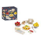 Brinquedo Infantil Mini Chef Italiano Massas Educativo Janod