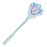 Brinquedo Infantil Vara Varinha Mágica Frozen Com Luz E Som