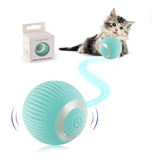 Brinquedo Interativo Inteligente Recarregável Automático Para Gatos, Cor Azul