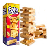 Brinquedo Jogo Mesa Caiu Perdeu Madeira 54 Peças Mdf