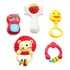 Brinquedo Kit Bebê Chocalho Divertidos Com 5 Peças