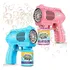 Brinquedo Maquina Bolha De Sabão Pistola Automática C  Luz Cor Rosa