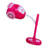 Brinquedo Mini Aspirador De Pó Infantil Luzes Som Rosa