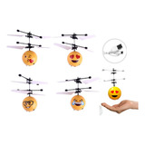Brinquedo Mini Drone Infantil Emoji Helicóptero Recarregável