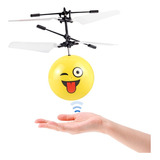 Brinquedo Mini Drone Infantil Emoji Helicóptero Recarregável