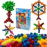 Brinquedo Montar Encaixar Estrela Plukt Criativo Educativo 100 Peças Infantil Lúdico Pakitoys Instrutivo Divertido Jogo