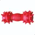 Brinquedo Mordedor Cachorro Borracha Mini Halteres Vermelho