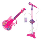 Brinquedo Musical Barbie Dreamtopia Microfone E Guitarra Fun