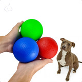 Brinquedo Para Cachorro Pet Bola 100mm Raças Grandes 3 Unid