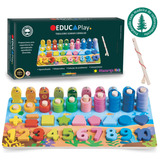 Brinquedo Pedagogico Madeira Montessori