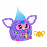 Brinquedo Pelúcia Figura Interactiva Furby Morado