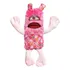 Brinquedo Pet Docamonsters Com Apito 30cm Cor Rosa