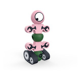 Brinquedo Pinkbot Robo Formagneticos